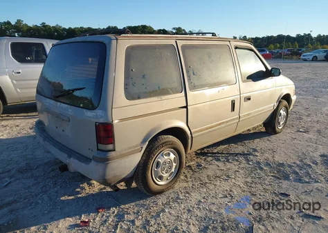 1993 Dodge Caravan Se from USA, damaged, VIN 2B4GH45R0PR259056